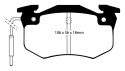 DP2458 Greenstuff Främre / Bakre Bromsbelägg (Gata) EBC Brakes