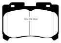 DP31004C Redstuff Främre Bromsbelägg (Gata) EBC Brakes