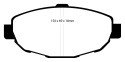 DP31007C Redstuff Främre Bromsbelägg (Gata) EBC Brakes