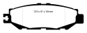 DP31008C Redstuff Bakre Bromsbelägg (Gata) EBC Brakes