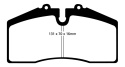 DP31014C Redstuff Främre / Bakre Bromsbelägg (Gata) EBC Brakes