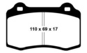 DP31031C Redstuff Främre / Bakre Bromsbelägg (Gata) EBC Brakes
