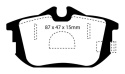 DP31076C Redstuff Bakre Bromsbelägg (Street) EBC Brakes