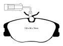 DP31109C Redstuff Främre Bromsbelägg (Gata) EBC Brakes