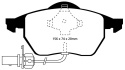 DP31114C Redstuff Främre Bromsbelägg (Gata) EBC Brakes