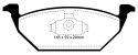 DP31117C Redstuff Främre Bromsbelägg (Gata) EBC Brakes