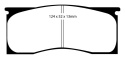 DP31157C Redstuff Främre Bromsbelägg (Gata) EBC Brakes