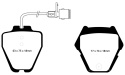 DP31328C Redstuff Främre Bromsbelägg (Gata) EBC Brakes