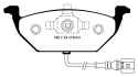 DP31329C Audi A3 8L / Golf MK4 / MK5 Redstuff Främre Bromsbelägg (Gata) EBC Brakes