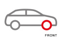 DP31329C Audi A3 8L / Golf MK4 / MK5 Redstuff Främre Bromsbelägg (Gata) EBC Brakes