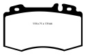 DP31363C Redstuff Främre Bromsbelägg (Street) EBC Brakes