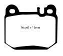 DP31395C Redstuff Bakre Bromsbelägg (Gata) EBC Brakes