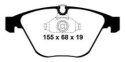 DP31449C BMW M3 E90 2007-2013 Redstuff Främre Bromsbelägg (Gata) EBC Brakes