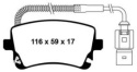DP31470C Redstuff Bakre Bromsbelägg (Gata) EBC Brakes