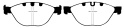 DP31482C Redstuff Främre Bromsbelägg (Gata) EBC Brakes