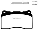 DP31536C Redstuff Främre Bromsbelägg (Gata) EBC Brakes