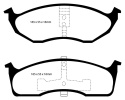 DP31623C Redstuff Främre Bromsbelägg (Gata) EBC Brakes