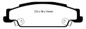 DP31646C Redstuff Bakre Bromsbelägg (Gata) EBC Brakes