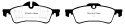 DP31701C Redstuff Bakre Bromsbelägg (Gata) EBC Brakes