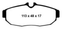 DP31741C Redstuff Bakre Bromsbelägg (Street) EBC Brakes