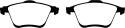 DP31773C Redstuff Främre Bromsbelägg (Gata) EBC Brakes