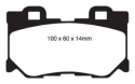 DP31824C Redstuff Bakre Bromsbelägg (Street) EBC Brakes