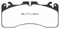 DP31867C Redstuff Främre Bromsbelägg (Gata) EBC Brakes