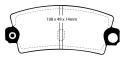 DP3189C Redstuff Bakre Bromsbelägg (Street) EBC Brakes