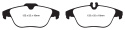 DP31990C Redstuff Bakre Bromsbelägg (Gata) EBC Brakes