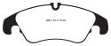 DP32022C Redstuff Främre Bromsbelägg (Gata) EBC Brakes