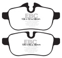 DP32046C Redstuff Bakre Bromsbelägg (Gata) EBC Brakes