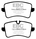 DP32082C Redstuff Bakre Bromsbelägg (Gata) EBC Brakes