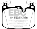 DP32360C Redstuff Främre Bromsbelägg (Gata) EBC Brakes