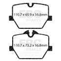 DP32415C Redstuff Bakre Bromsbelägg (Gata) EBC Brakes