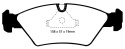 DP3414C Redstuff Främre Bromsbelägg (Gata) EBC Brakes