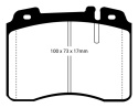 DP3927C Redstuff Främre Bromsbelägg (Gata) EBC Brakes