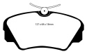 DP3937C Redstuff Främre Bromsbelägg (Gata) EBC Brakes
