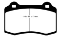 DP41031R Yellowstuff Främre / Bakre Bromsbelägg (Sport) EBC Brakes
