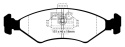 DP41051R Yellowstuff Främre Bromsbelägg (Sport) EBC Brakes