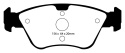DP41075R Yellowstuff Främre Bromsbelägg (Sport) EBC Brakes