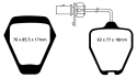 DP41094R Yellowstuff Främre Bromsbelägg (Sport) EBC Brakes