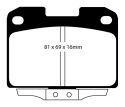 DP41098R Yellowstuff Bakre Bromsbelägg (Sport) EBC Brakes