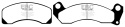 DP41166R Yellowstuff Främre Bromsbelägg (Sport) EBC Brakes
