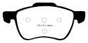 DP41229R Yellowstuff Främre Bromsbelägg (Sport) EBC Brakes