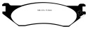 DP41267R Yellowstuff Främre / Bakre Bromsbelägg (Sport) EBC Brakes