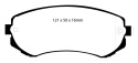 DP41279R Yellowstuff Främre / Bakre Bromsbelägg (Sport) EBC Brakes