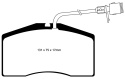 DP41327R Yellowstuff Främre Bromsbelägg (Sport) EBC Brakes