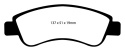 DP41374R Yellowstuff Främre Bromsbelägg (Sport) EBC Brakes
