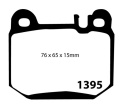 DP41395R Yellowstuff Bakre Bromsbelägg (Sport) EBC Brakes