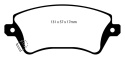 DP41457R Yellowstuff Främre Bromsbelägg (Sport) EBC Brakes